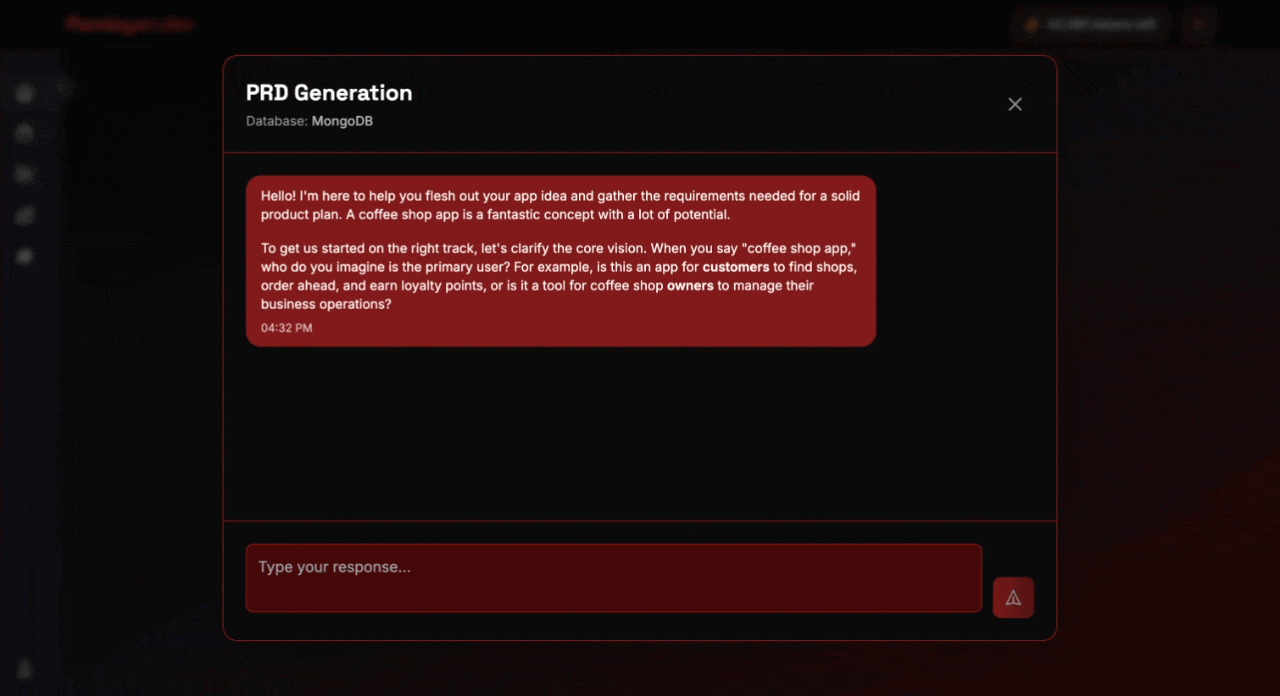 Chat with AI Product Manager
